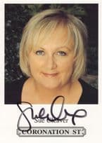 Sue Cleaver Coronation Street Hand Signed Cast Card Photo