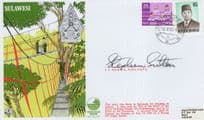 Sulawesi SL Sutton Indonesia Flown Hand Signed FDC