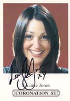 Suranne Jones Coronation Street RARE Hand Signed Cast Card Photo