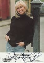 Susan George Margaret Walker Eastenders Hand Signed Cast Card Photo