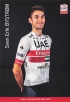 Sven Erik Bystrom Norwegian UEA Arab Emirates Cyclist Team Postcard
