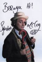 Sylvester McCoy as BBC TV Dr Who Hand Signed Photo