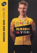 Taco Van Der Hoorn Holland Champion Cyclist Dutch Team Jumbo Visma Postcard