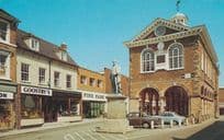 Tamworth Fine Fare Supermarket Tailors 1970s Postcard