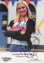 Tamzin Outhwaite as Melanie Healy Eastenders Hand Signed Cast Photo