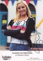 Tamzin Outhwaite Eastenders BBC Hand Signed Cast Card Photo