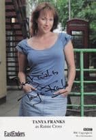 Tanya Franks as Rainie Cross Eastenders Hand Signed Cast Card Photo (1)