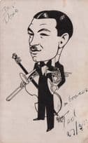 Ted Jazz Big Band Birmingham Caricature Hand Signed Autograph