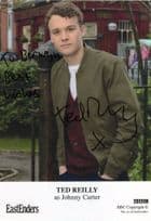 Ted Reilly as Johnny Carter Eastenders Hand Signed Cast Card Photo