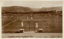 Tennis Courts at Gleneagles Hotel Perth Kinross Scottish Old Rare Postcard