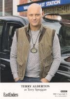 Terry Alderton Spraggan BBC Eastenders Hand Signed Cast Card & MORE