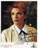 Teryl Rothery as Dr Janet Fraiser Stargate SG-1 Large Hand Signed Photo
