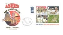 The Ashes Are Home Again Cricket 2005 Rare First Day Cover FDC