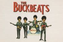 The Buckbeats Beatles American Buckwheat Comic Postcard