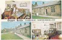 The Copper Kettle Bamburgh Tea Rooms Postcard