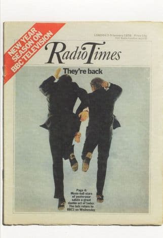 The Eric Morecambe & Ernie Wise Show Radio Times TV Postcard