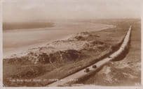 The Five Mile Road St Queens Bay Jersey Real Photo Postcard