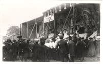 The Funeral Bizarre Antique Fairground Organ & Dancers Vintage Photo