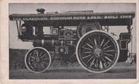 The Gladiator Burrell Locomotive Fairground Old Photo Card