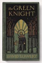 The Green Knight King Arthur Film Movie As Rare Old Book Cover Postcar