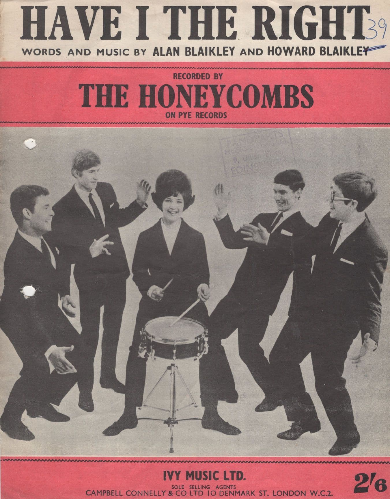 The honeycombs have i the right sheet music
