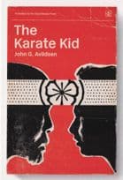 The Karate Kid Martial Arts Film Movie As Rare Old Book Cover Postcard