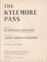 The Kylemore Pass John Turner Huggard Irish Olde Folk Sheet Music