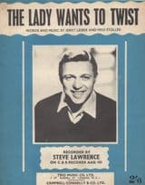The Lady Wants To Twist Steve Lawrence Sheet Music
