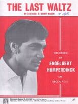 The Last Waltz Engelbert Humperdinck 1960s Sheet Music