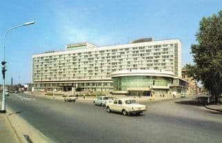 The Leningrad Hotel Russia in 1971 Soviet Postcard