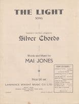 The Light Song Theme From BBC Show Silver Chords 1950s Sheet Music