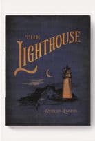 The Lighthouse Willem Dafoe Film Movie As Rare Old Book Cover Postcard