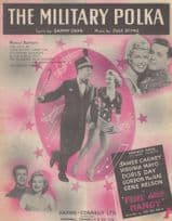 The Military Polka Doris Day James Cagney Rare UK Sheet Music