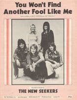 The New Seekers You Wont Find Another Fool Like Me Sheet Music