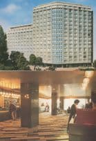 The Park Hotel Hong Kong Reception Area 2x Asian Rare Postcard s