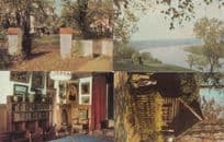 The Polenovo Museum Russia Library etc 4x 1970s Postcard s