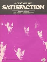 The Rolling Stones I Can't Get No Satisfaction UK RARE Sheet Music