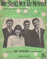The Seekers We Shall Not Be Moved Vintage Sheet Music