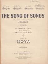 The Song Of Songs Moya Olde French Piano Sheet Music