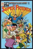 The Superfriends DC TV Comic Book Superman Issue 1 Postcard