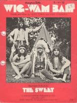 The Sweet Wig Wam Band V RARE but poor condition Sheet Music