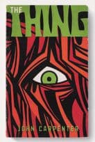 The Thing John Carpenter Sci Fi Horror Film Movie As Rare Old Book Cover Postcard