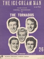 The Tornados Ice Cream Man 1963 Rare UK Sheet Music