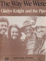 The Way We Were Gladys Knight & The Pips 1970s Sheet Music