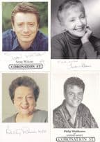 Thelma Barlow Coronation Street Hand Signed Photo + 3 More..