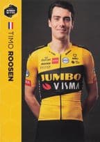 Timo Roosen Holland Champion Cyclist Dutch Team Jumbo Visma Postcard