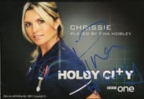Tina Hobley as Chrissie in Holby City RARE Hand Signed Cast Card Photo