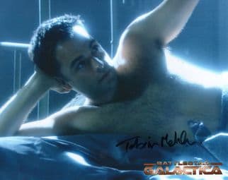 Tobias Mehler Battlestar Galactica Large 10x8 Hand Signed Photo
