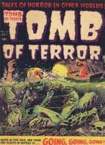 Tomb Of Terror 1950s Comic Book Swamp Thing Monster Postcard