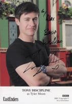 Tony Discipline as Tyler Moon Eastenders Hand Signed Cast Photo